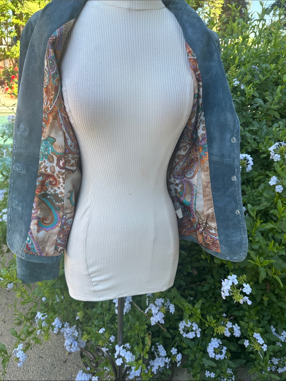 Georgiou Studio Suede Tailored Jacket/Blazer - Picture 11 of 14